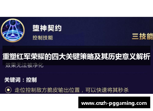重塑红军荣耀的四大关键策略及其历史意义解析